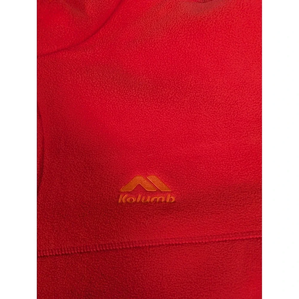 Kolumb Fleece Jacket Mens‎ 2XL Red Full Zip Outdoor Explore Softshell Hiking